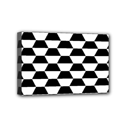 Hexagons Pattern Tessellation Mini Canvas 6  X 4  (stretched) by Mariart