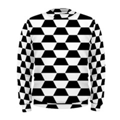 Hexagons Pattern Tessellation Men s Sweatshirt