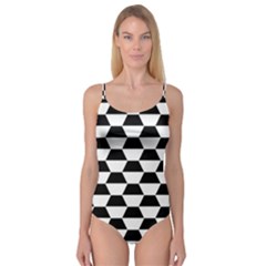 Hexagons Pattern Tessellation Camisole Leotard  by Mariart