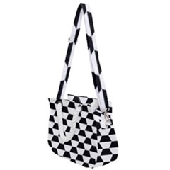 Hexagons Pattern Tessellation Rope Handles Shoulder Strap Bag