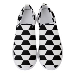 Hexagons Pattern Tessellation Women s Slip On Sneakers by Mariart