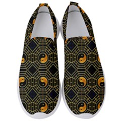 Yin Yang Men s Slip On Sneakers by ArtworkByPatrick