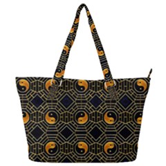 Yin Yang Full Print Shoulder Bag by ArtworkByPatrick