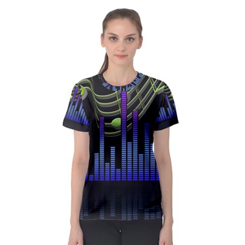 Speakers Music Sound Women s Sport Mesh Tee by HermanTelo