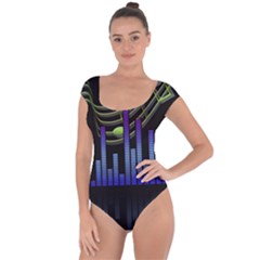 Speakers Music Sound Short Sleeve Leotard 