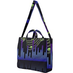 Speakers Music Sound Square Shoulder Tote Bag