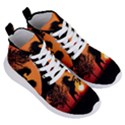 Sunset Horses Shadow Women s Lightweight High Top Sneakers View3