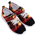 Sunset Horses Shadow Women s Velcro Strap Shoes View3