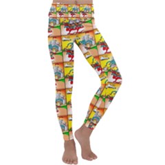 Jester Kids  Lightweight Velour Classic Yoga Leggings by ArtworkByPatrick