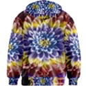 Rainbow Chrysanthemum Kids  Zipper Hoodie Without Drawstring View2