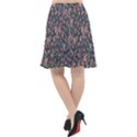 Polka Dotted Rosebuds Fishtail Chiffon Skirt View2