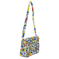 Pop Art Camouflage 2 Shoulder Bag With Back Zipper