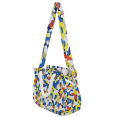 Pop Art Camouflage 2 Rope Handles Shoulder Strap Bag