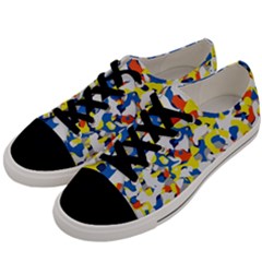 Pop Art Camouflage 2 Men s Low Top Canvas Sneakers