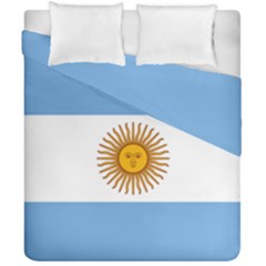 Argentina Flag Duvet Cover Double Side (california King Size) by FlagGallery