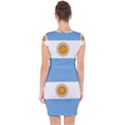 Argentina Flag Capsleeve Drawstring Dress  View2