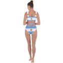 Argentina Flag Bandaged Up Bikini Set  View2