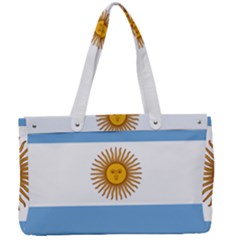 Argentina Flag Canvas Work Bag by FlagGallery