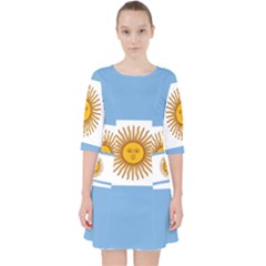 Argentina Flag Pocket Dress by FlagGallery