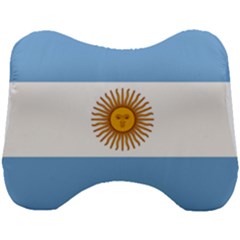 Argentina Flag Head Support Cushion by FlagGallery