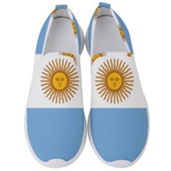 Argentina Flag Men s Slip On Sneakers by FlagGallery