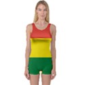 Bolivia Flag One Piece Boyleg Swimsuit View1