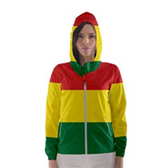 Bolivia Flag Women s Hooded Windbreaker by FlagGallery