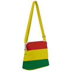 Bolivia Flag Zipper Messenger Bag by FlagGallery