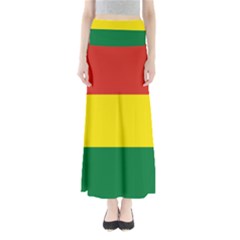 Bolivia Flag Full Length Maxi Skirt by FlagGallery