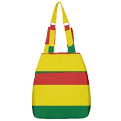 Bolivia Flag Center Zip Backpack by FlagGallery