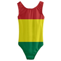 Bolivia Flag Kids  Cut-out Back One Piece Swimsuit by FlagGallery