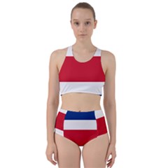 Costa Rica Flag Racer Back Bikini Set by FlagGallery