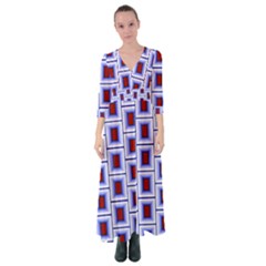 Wallpaper Background Button Up Maxi Dress