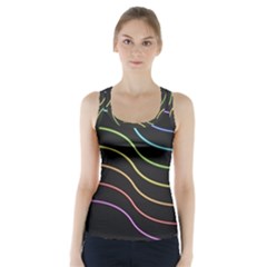 Wallpaper Background Colors Neon Racer Back Sports Top by Pakrebo