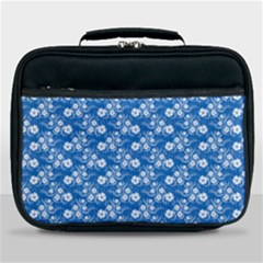 Wallpaper Background Blue Colors Lunch Bag by Pakrebo