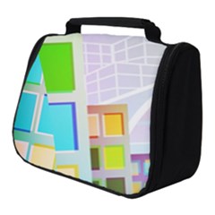 City Modern Business Skyscrapers Full Print Travel Pouch (small) by Pakrebo