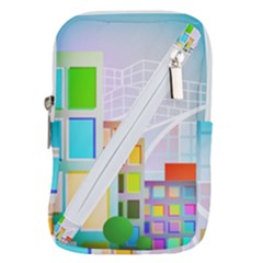 City Modern Business Skyscrapers Belt Pouch Bag (small) by Pakrebo