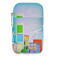 City Modern Business Skyscrapers Waist Pouch (large)