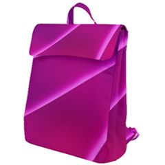 Pattern Purple Design Flap Top Backpack by Pakrebo