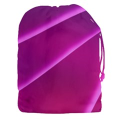 Pattern Purple Design Drawstring Pouch (xxxl) by Pakrebo