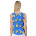 Emojis Hands Fingers Background Women s Basketball Tank Top View2