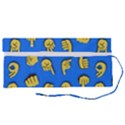 Emojis Hands Fingers Background Roll Up Canvas Pencil Holder (S) View2