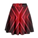 Wallpaper Red Abstract High Waist Skirt View1