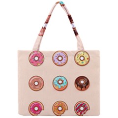 Donut Sweets Baking Food Tasty Mini Tote Bag by Pakrebo