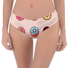 Donut Sweets Baking Food Tasty Reversible Classic Bikini Bottoms by Pakrebo