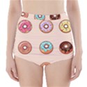 Donut Sweets Baking Food Tasty High-Waisted Bikini Bottoms View1