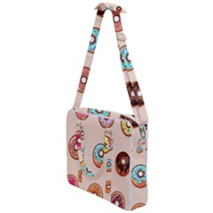 Donut Sweets Baking Food Tasty Cross Body Office Bag by Pakrebo