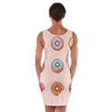 Donut Sweets Baking Food Tasty Wrap Front Bodycon Dress View2