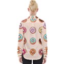 Donut Sweets Baking Food Tasty Womens Long Sleeve Shirt View2