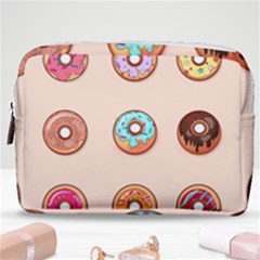 Donut Sweets Baking Food Tasty Make Up Pouch (medium) by Pakrebo